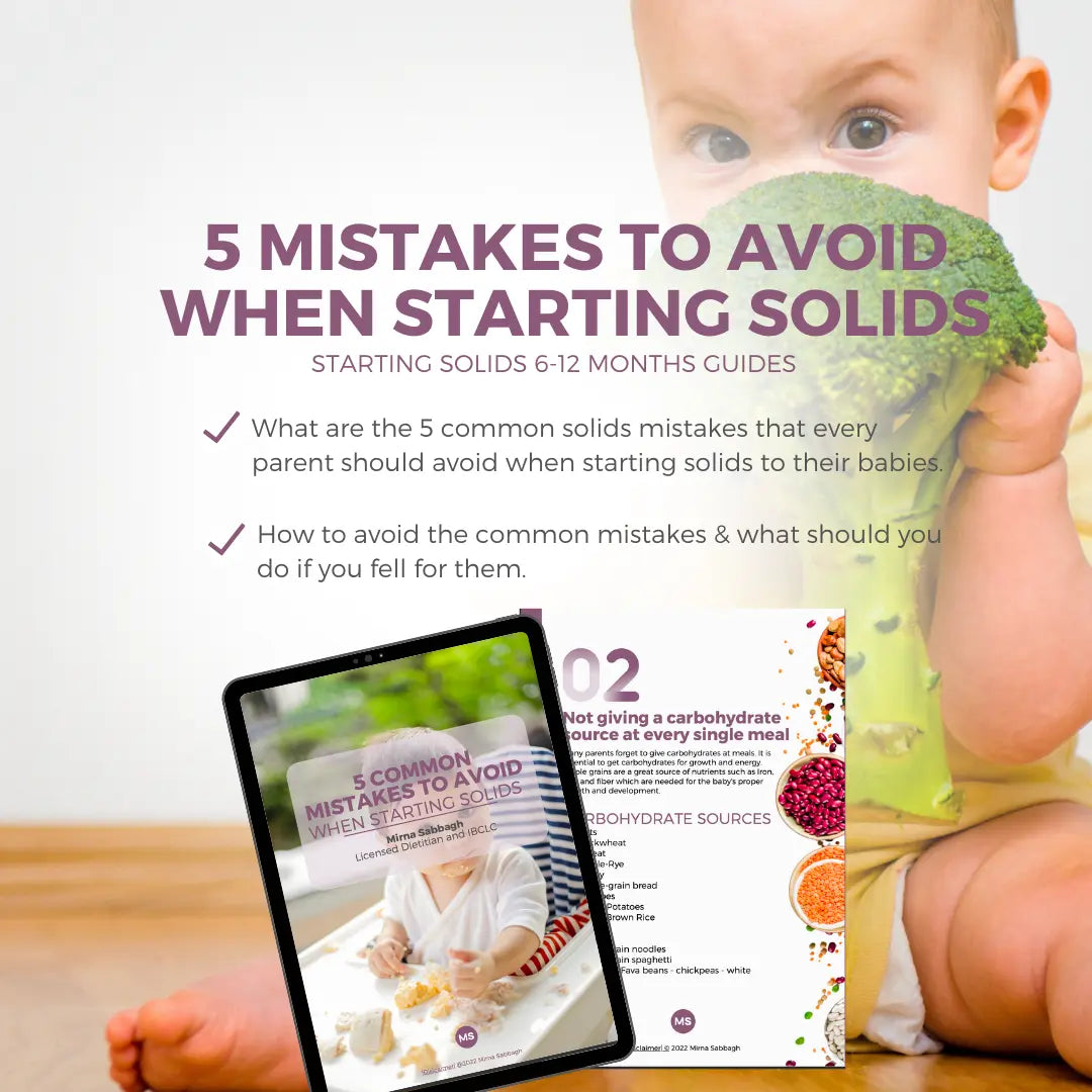 6 - 12 Months - Starting Solid Nutrition - Arabic Version mirnaelsabbagh