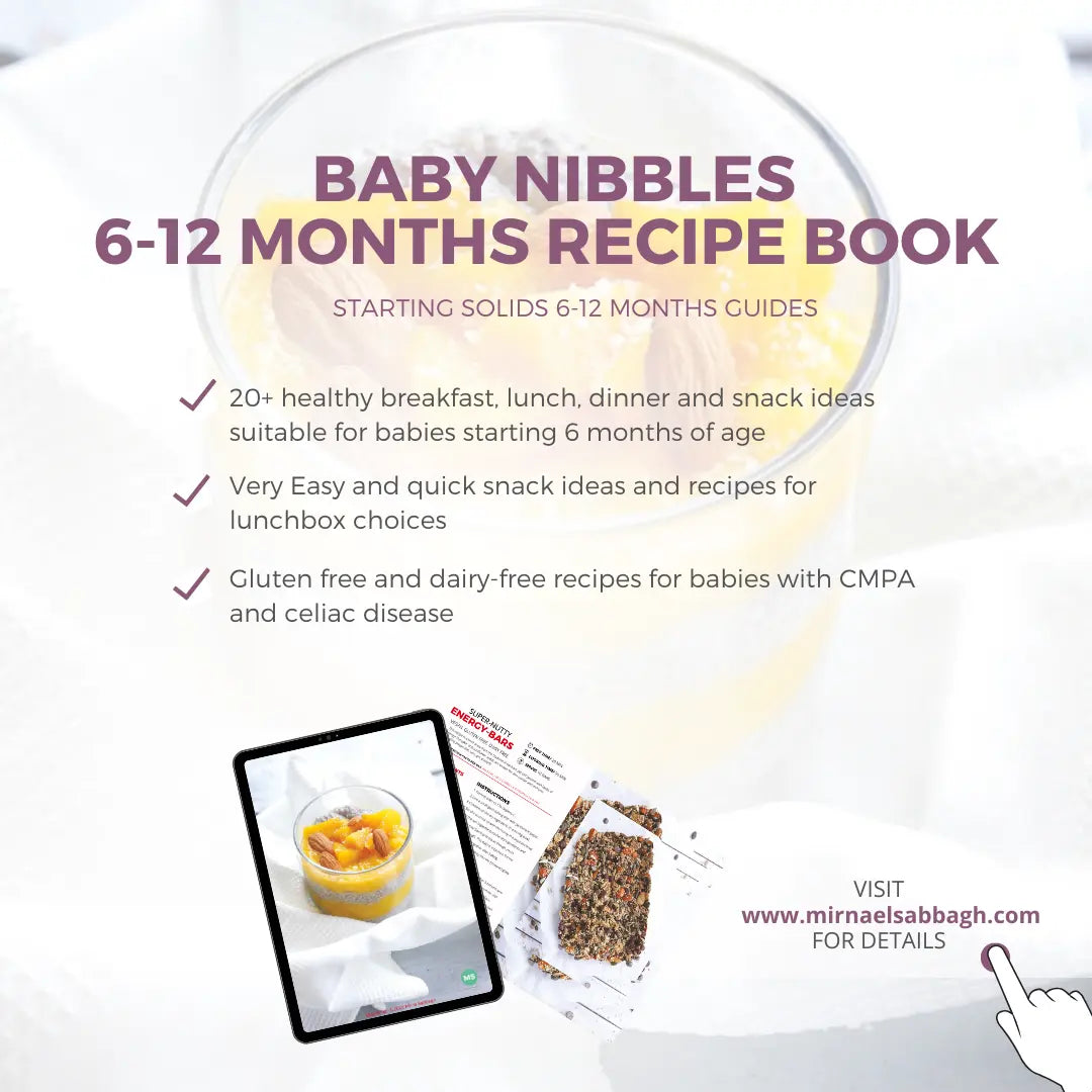 Baby Nibbles: Recipe Book 6-12 Months mirnaelsabbagh