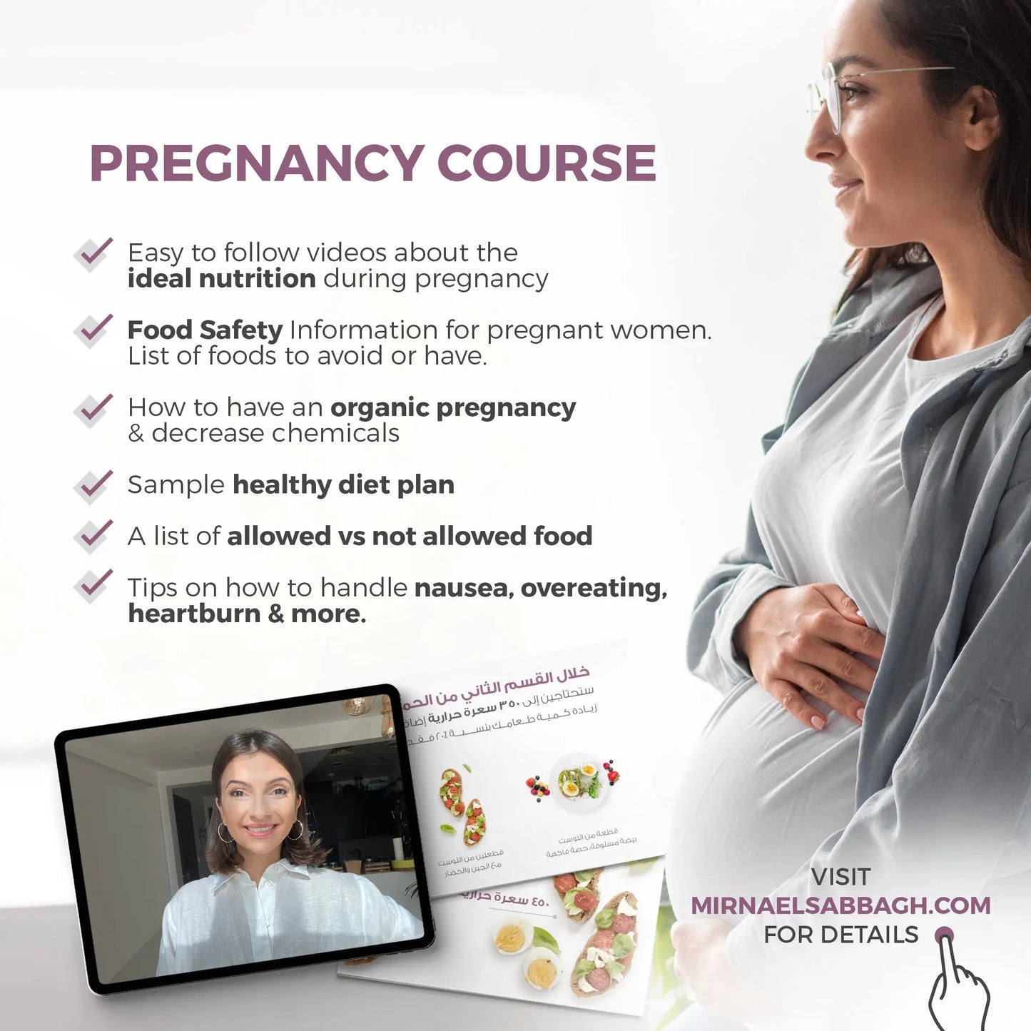 Pre-Birth - Pregnancy Nutrition Course - mirnaelsabbagh